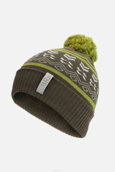 Rab Unisex Khroma Bobble Beanie B62d531 Army/ospgrønn